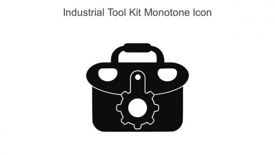 Industrial Tool Kit Monotone Icon In Powerpoint Pptx Png And Editable Eps Format