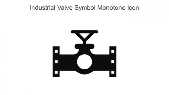 Industrial Valve Symbol Monotone Icon In Powerpoint Pptx Png And Editable Eps Format