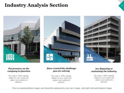 Industry analysis section business ppt inspiration design inspiration