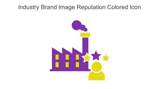 Industry Brand Image Reputation Colored Icon In Powerpoint Pptx Png And Editable Eps Format