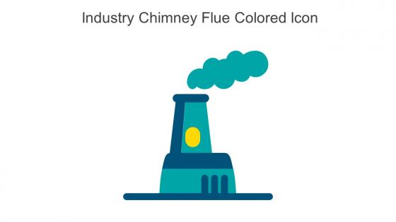 Industry Chimney Flue Colored Icon In Powerpoint Pptx Png And Editable Eps Format