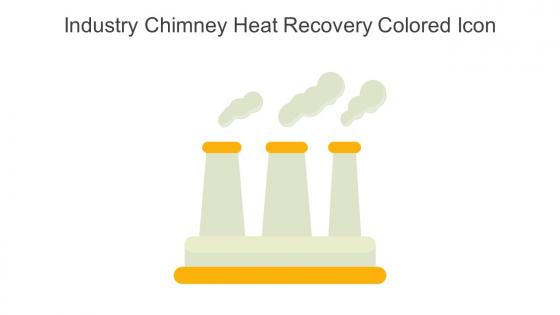 Industry Chimney Heat Recovery Colored Icon In Powerpoint Pptx Png And Editable Eps Format