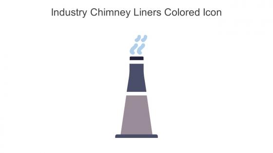 Industry Chimney Liners Colored Icon In Powerpoint Pptx Png And Editable Eps Format