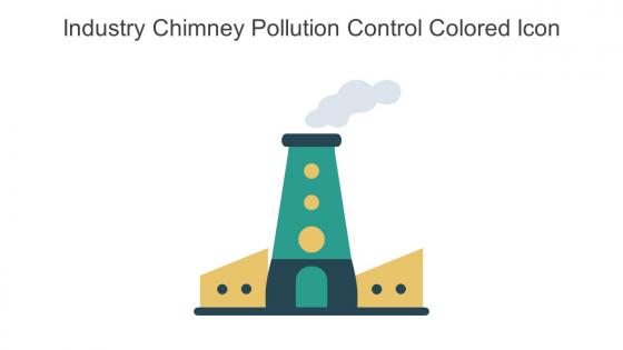 Industry Chimney Pollution Control Colored Icon In Powerpoint Pptx Png And Editable Eps Format