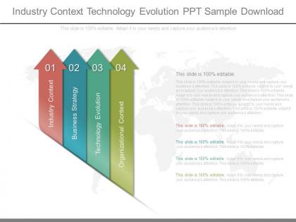 Industry context technology evolution ppt sample download
