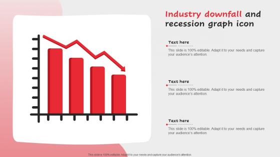 Industry Downfall And Recession Graph Icon