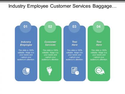 Industry employee customer services baggage logistics qualified technicians