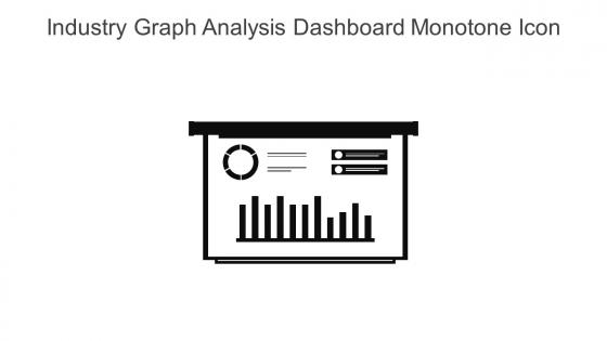 Industry Graph Analysis Dashboard Monotone Icon In Powerpoint Pptx Png And Editable Eps Format