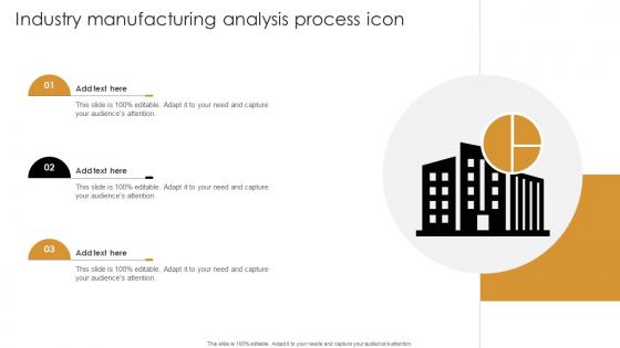Industry Manufacturing Analysis Process Icon