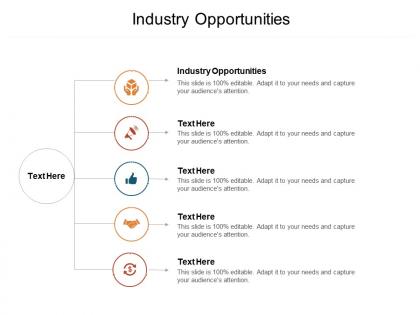 Industry opportunities ppt powerpoint presentation inspiration icons cpb