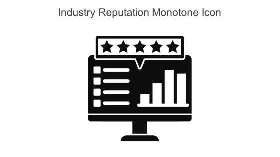 Industry Reputation Monotone Icon In Powerpoint Pptx Png And Editable Eps Format