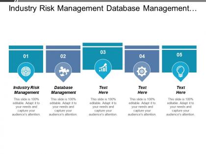 Industry risk management database management risk management credit risk cpb