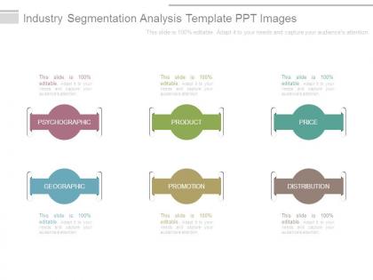 Industry segmentation analysis template ppt images