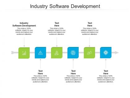 Industry software development ppt powerpoint presentation pictures styles cpb