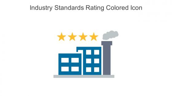 Industry Standards Rating Colored Icon In Powerpoint Pptx Png And Editable Eps Format