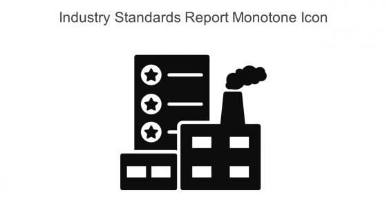Industry Standards Report Monotone Icon In Powerpoint Pptx Png And Editable Eps Format