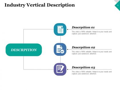 Industry vertical description strategy ppt inspiration design inspiration
