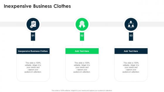 Inexpensive Business Clothes In Powerpoint And Google Slides Cpb