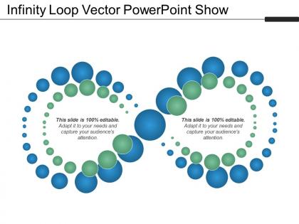 Infinity loop vector powerpoint show