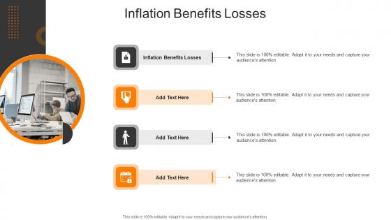 Inflation Benefits Losses In Powerpoint And Google Slides Cpb