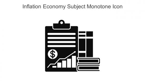 Inflation Economy Subject Monotone Icon In Powerpoint Pptx Png And Editable Eps Format