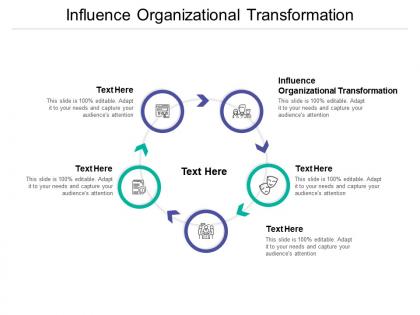Influence organizational transformation ppt powerpoint presentation outline deck cpb