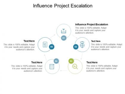 Influence project escalation ppt powerpoint presentation infographics outfit cpb