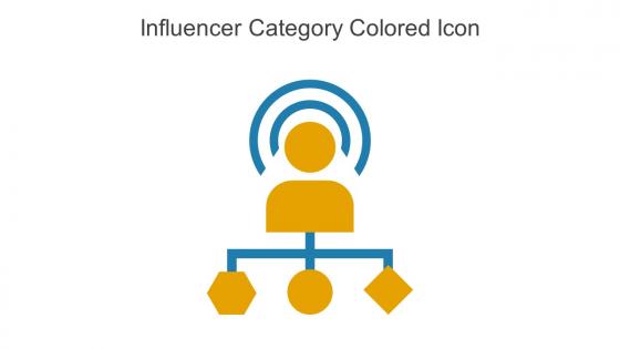Influencer Category Colored Icon In Powerpoint Pptx Png And Editable Eps Format