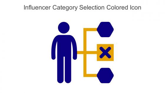 Influencer Category Selection Colored Icon In Powerpoint Pptx Png And Editable Eps Format