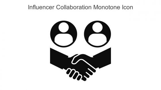 Influencer Collaboration Monotone Icon In Powerpoint Pptx Png And Editable Eps Format
