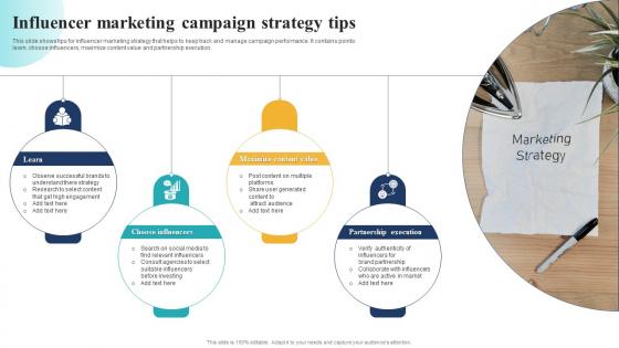 Influencer Marketing Campaign Strategy Tips