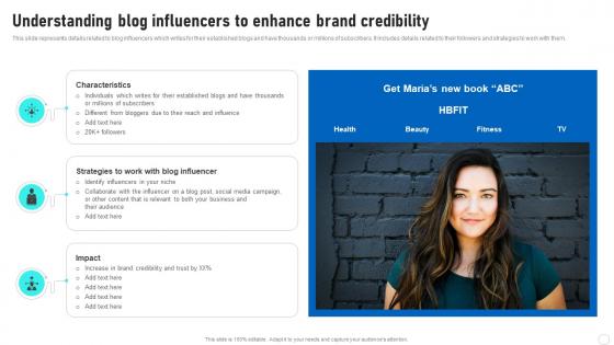 Influencer Marketing Guide Understanding Blog Influencers To Enhance Brand Credibility Strategy SS V