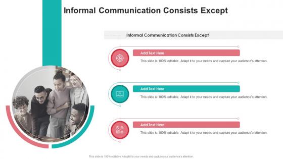 Informal Communication Consists Except In Powerpoint And Google Slides Cpb