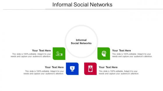 Informal Social Networks Ppt Powerpoint Presentation Ideas Infographics Cpb