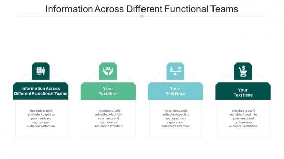 Information across different functional teams ppt powerpoint presentation visual aids icon cpb