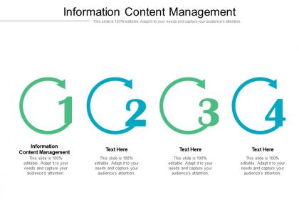 Information content management ppt powerpoint presentation icon templates cpb