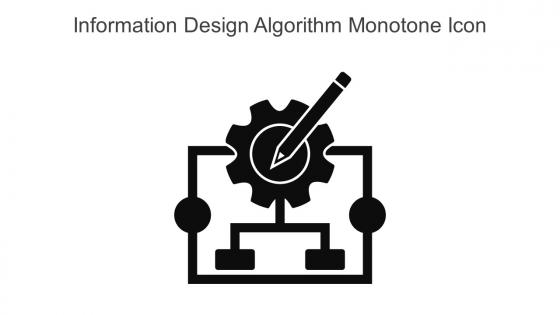Information Design Algorithm Monotone Icon In Powerpoint Pptx Png And Editable Eps Format