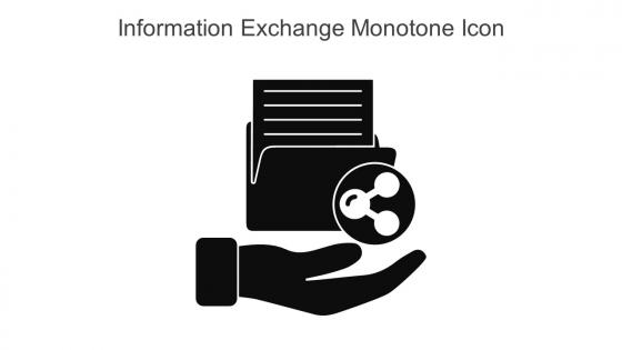 Information Exchange Monotone Icon In Powerpoint Pptx Png And Editable Eps Format