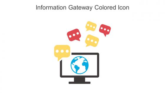 Information Gateway Colored Icon In Powerpoint Pptx Png And Editable Eps Format