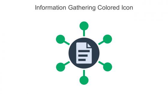 Information Gathering Colored Icon In Powerpoint Pptx Png And Editable Eps Format