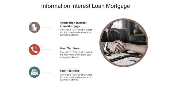 Information interest loan mortgage ppt powerpoint presentation inspiration gallery cpb