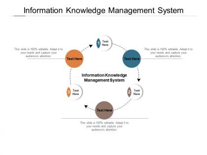 Information knowledge management system ppt powerpoint presentation summary visual aids cpb