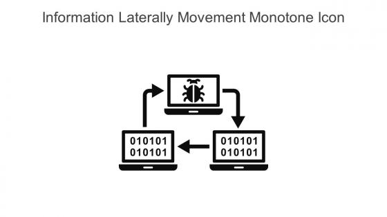 Information Laterally Movement Monotone Icon In Powerpoint Pptx Png And Editable Eps Format