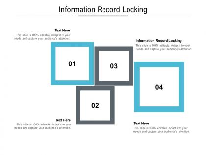 Information record locking ppt powerpoint presentation slides aids cpb