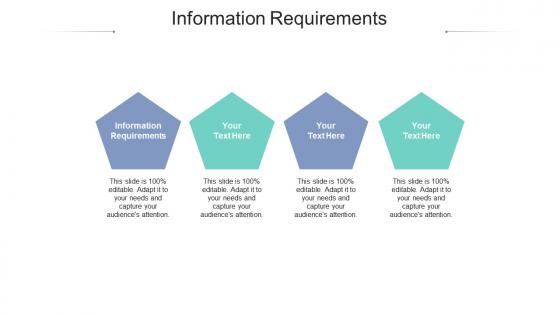 Information requirements ppt powerpoint presentation model structure cpb
