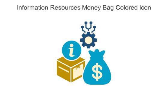 Information Resources Money Bag Colored Icon In Powerpoint Pptx Png And Editable Eps Format