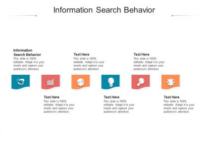 Information search behavior ppt powerpoint presentation gallery layouts cpb
