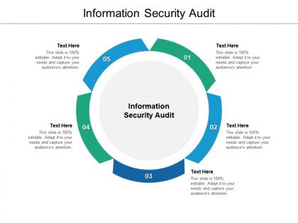 Information security audit ppt powerpoint presentation slides slideshow cpb