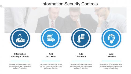 Information Security Controls Ppt Powerpoint Presentation Model Professional Cpb