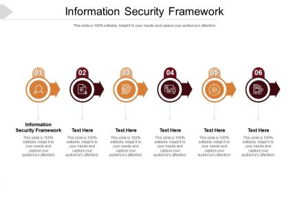 Information security framework ppt powerpoint presentation infographics clipart cpb
